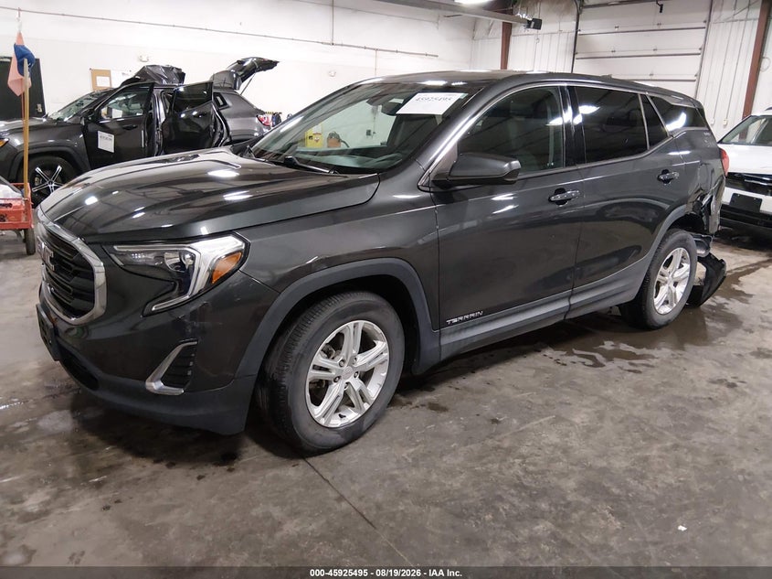 2019 GMC Terrain, Rear, IAAI, VIN 3GKALMEV7KL151774 — photo 2