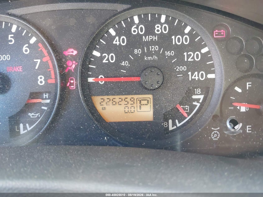 NISSAN FRONTIER 2005 VIN 1N6AD07W05C434666