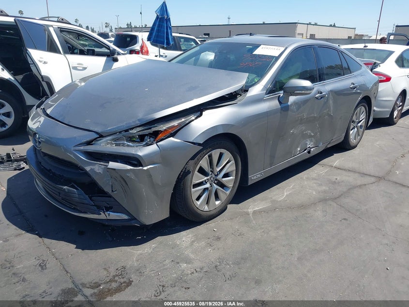 2021 Toyota Mirai, Удар спереду, IAAI, VIN JTDAAAAA4MA003417 — фото 2