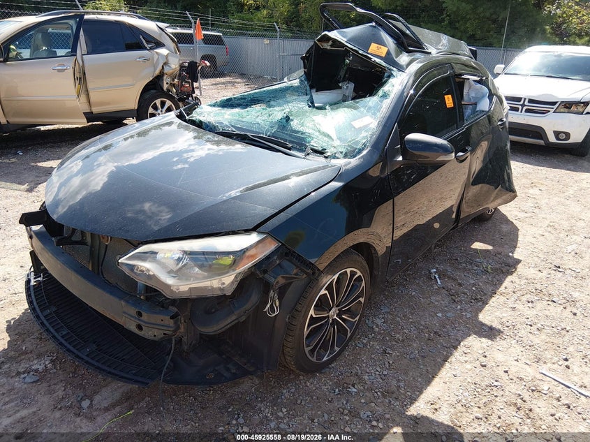 2014 Toyota Corolla, Био/химия, IAAI, VIN 2T1BURHE3EC175552 — фото 2