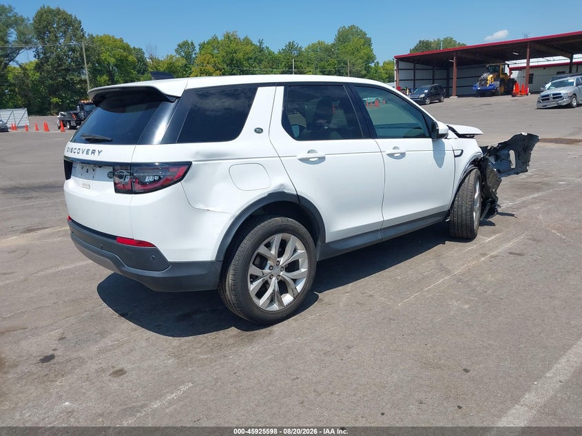 Vin: salcp2fx8nh907718, lot: 46424686, land rover discovery sport se 20224