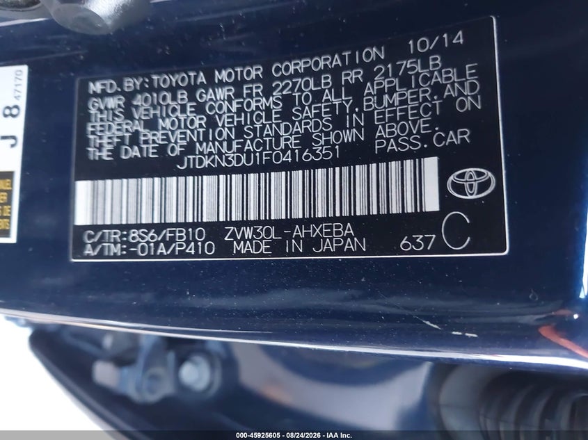 TOYOTA PRIUS - zdjęcie 9