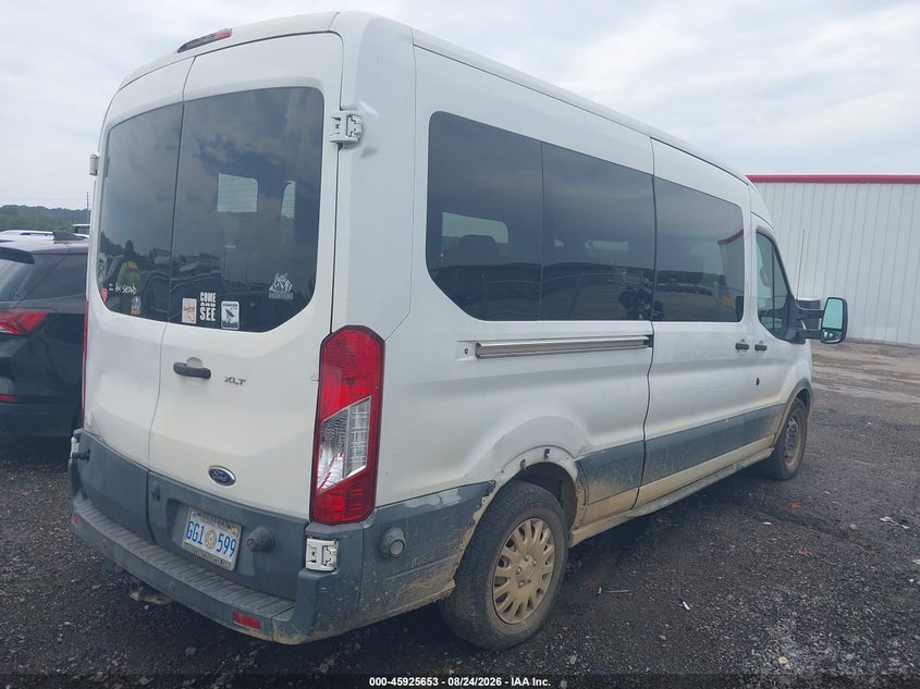 Vin: 1fbax2cm4gkb24804, lot: 46424741, ford transit-350 xlt 20164