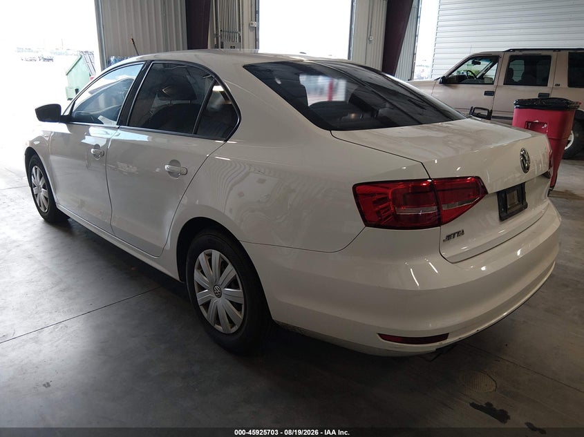 2015 VOLKSWAGEN JETTA auction photo 3