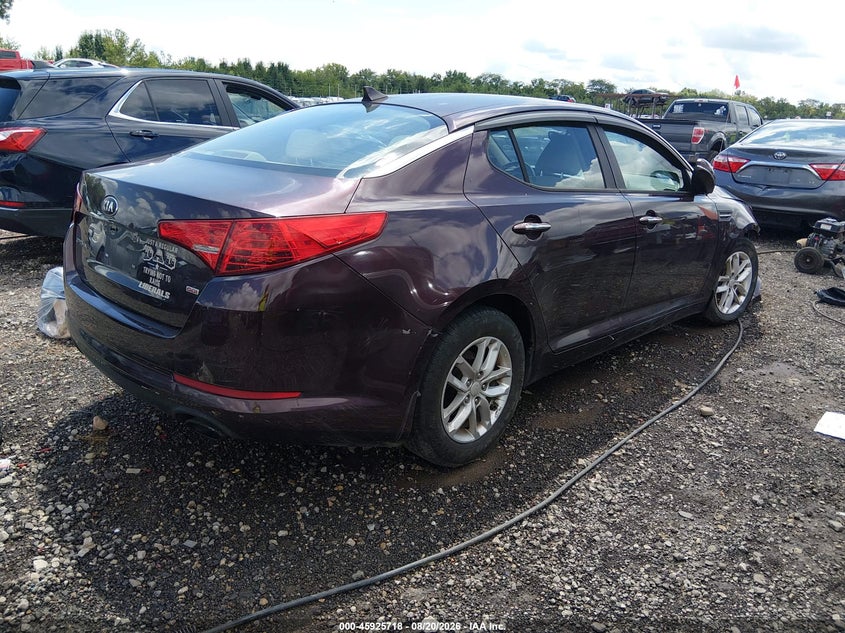 2013 KIA OPTIMA auction photo 4