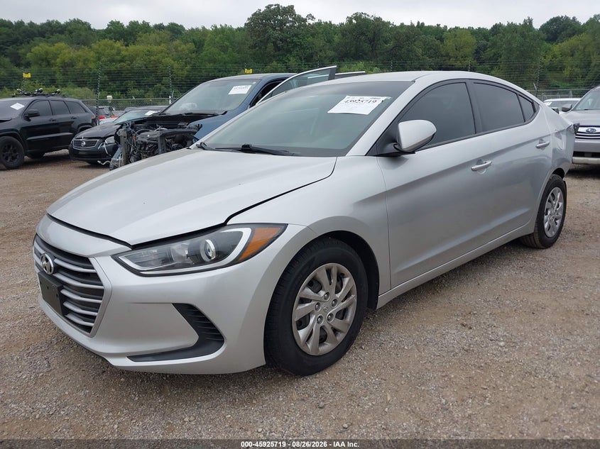 2017 Hyundai Elantra, Удар ззаду, IAAI, VIN 5NPD74LF1HH069704 — фото 2