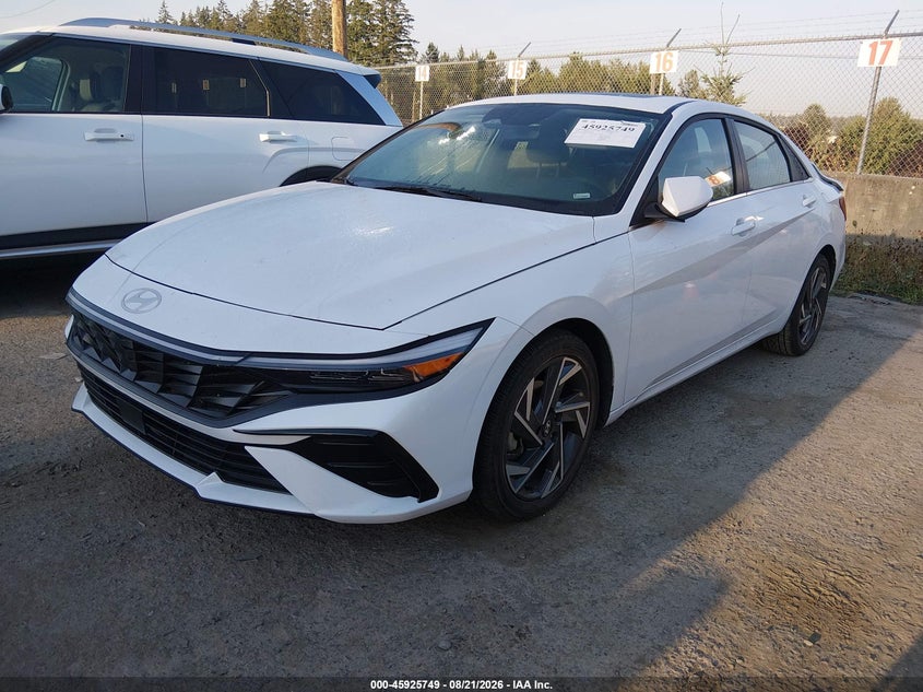 2025 Hyundai Elantra Sel Convenience, Rear, IAAI, VIN KMHLS4DG5SU898317 — photo 2