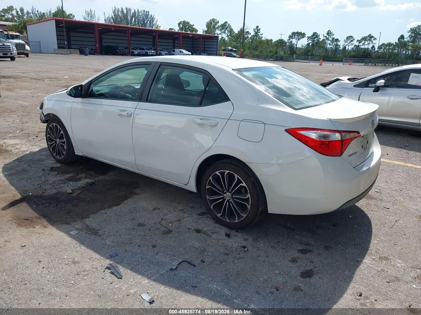 2014 TOYOTA COROLLA SEDAN 1.8L I-4 DOHC, VVT, 132HP