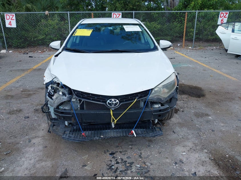 2014 TOYOTA COROLLA SEDAN 1.8L I-4 DOHC, VVT, 132HP