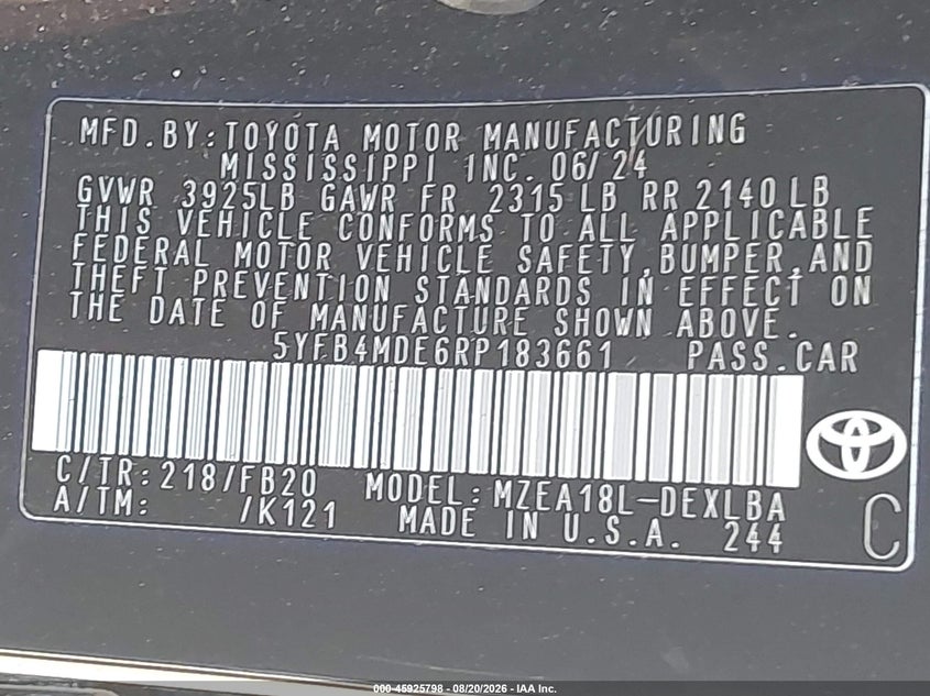 TOYOTA COROLLA - zdjęcie 9