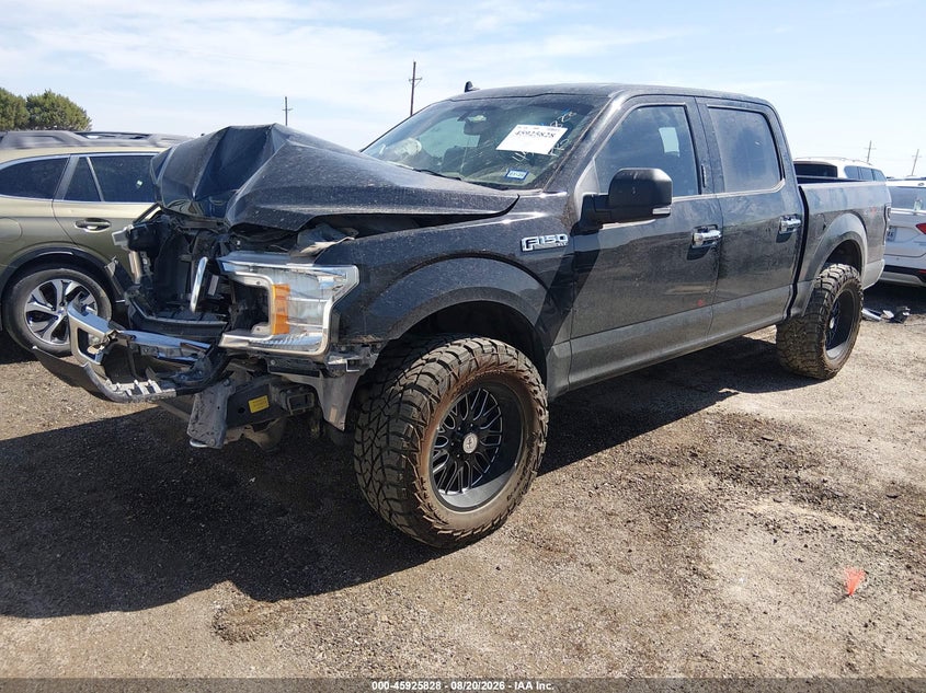 2020 Ford F-150, Front End, IAAI, VIN 1FTEW1E55LKD43345 — photo 2