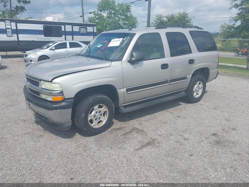 2005 Chevrolet Tahoe Ls, Normal Wear & Tear, IAAI, VIN 1GNEK13T85R121607 — photo 2