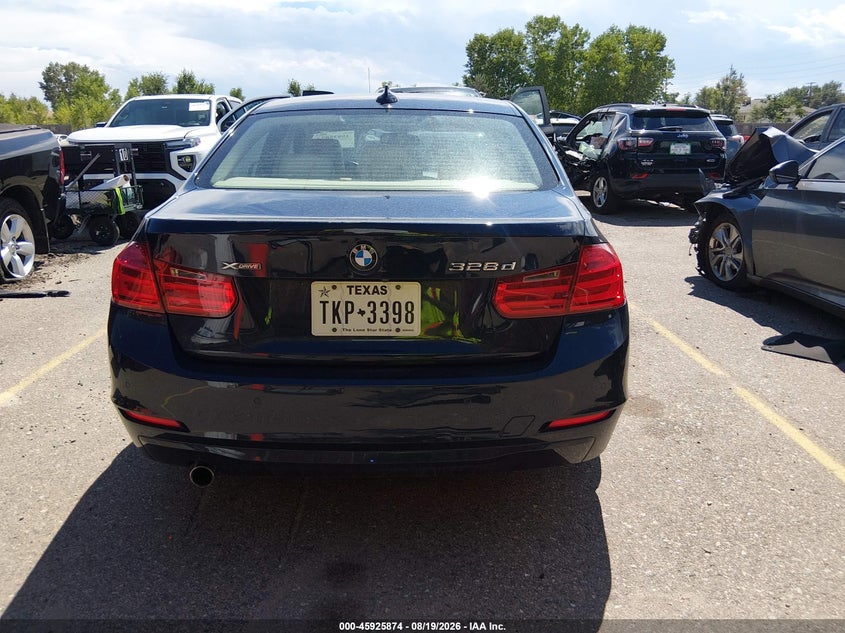 BMW 328D 2014 VIN WBA3D5C54EKX97206