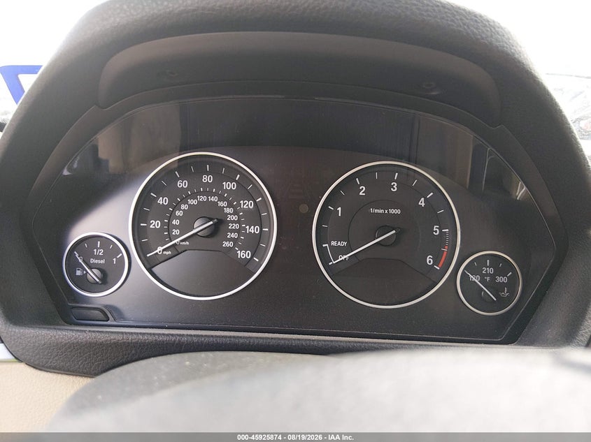 BMW 328D 2014 VIN WBA3D5C54EKX97206
