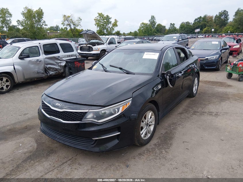 Vin: 5xxgt4l38gg026941, lot: 46424995, kia optima lx 20162