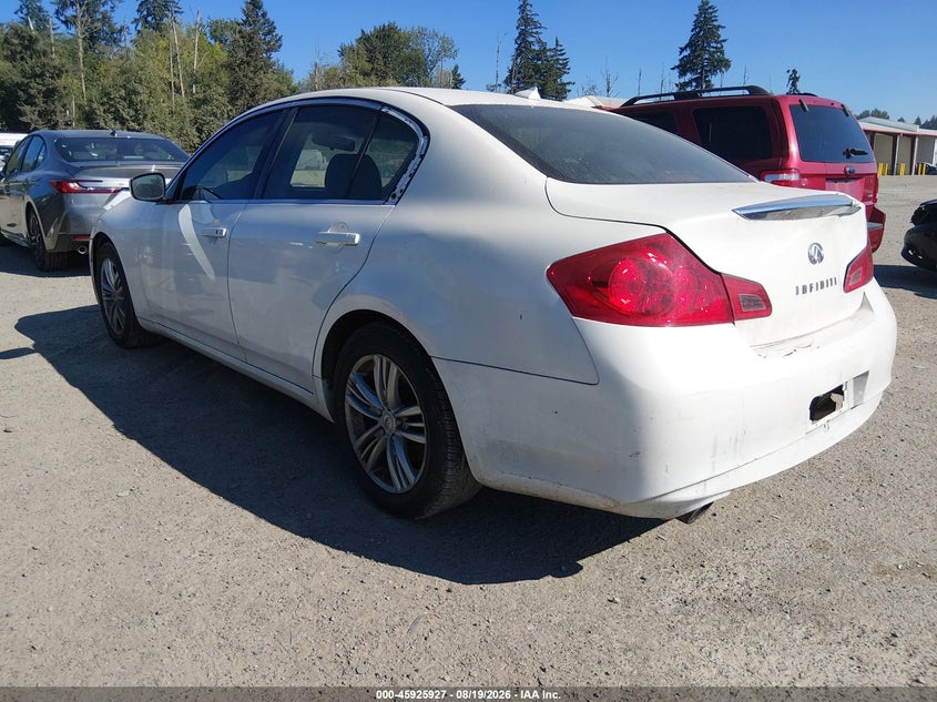 2011 INFINITI G25 auction photo 3