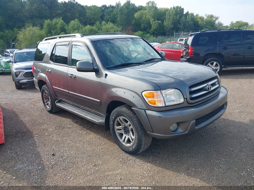 2003 TOYOTA SEQUOIA SPORT UTILITY VEHICLE 4.7L V-8 DOHC, 240HP