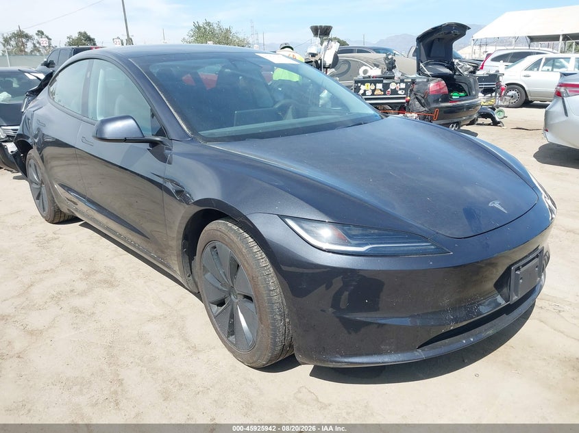 2025 TESLA MODEL 3 auction photo 1