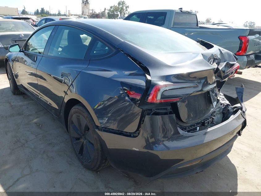 2025 TESLA MODEL 3 auction photo 3