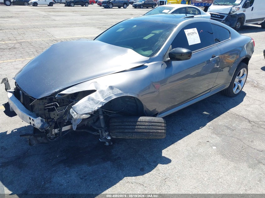 2012 Infiniti G, Front & Rear, IAAI, VIN JN1CV6EK0CM424628 — photo 2