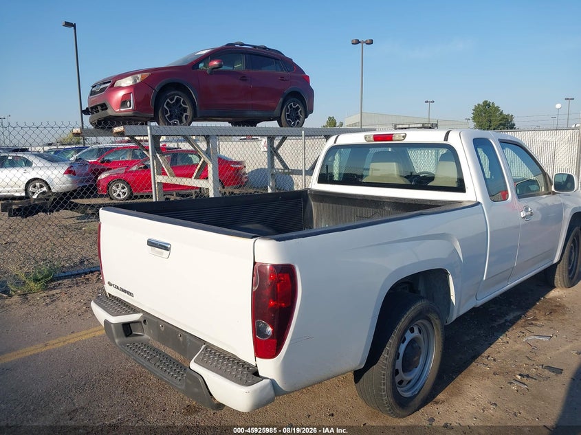 CHEVROLET COLORADO 2012 VIN 1GCESBFE0C8159279