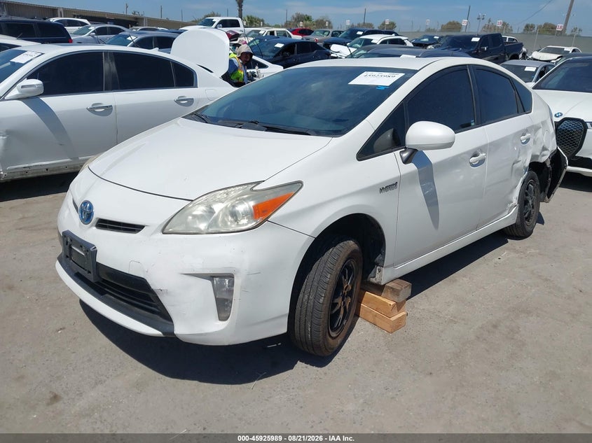 2012 Toyota Prius, Left Rear, IAAI, VIN JTDKN3DU9C5440413 — photo 2