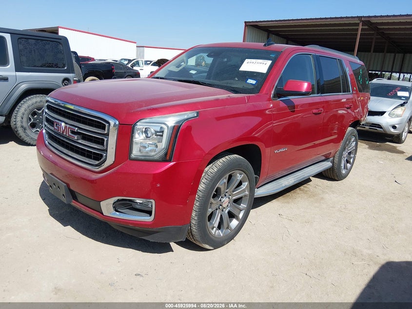 2015 GMC Yukon, Rear, IAAI, VIN 1GKS2BKC8FR306667 — photo 2