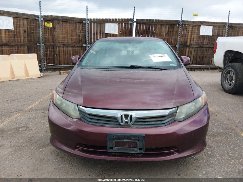 2012 HONDA CIVIC LX · Фото 12
