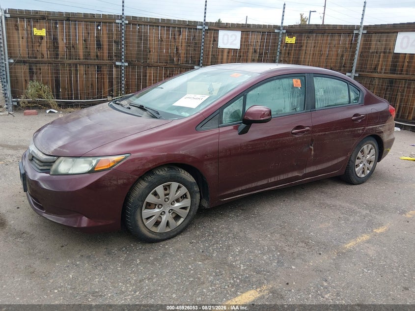 2012 HONDA CIVIC LX · Фото 14