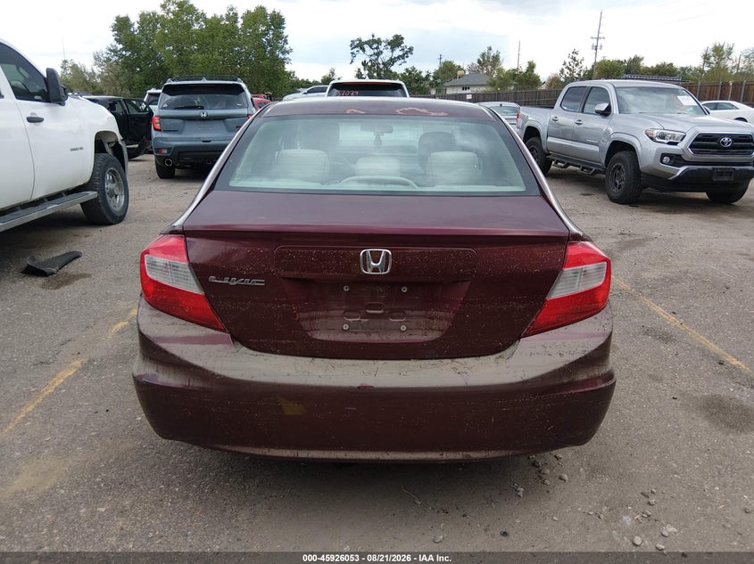 2012 HONDA CIVIC LX · Фото 16