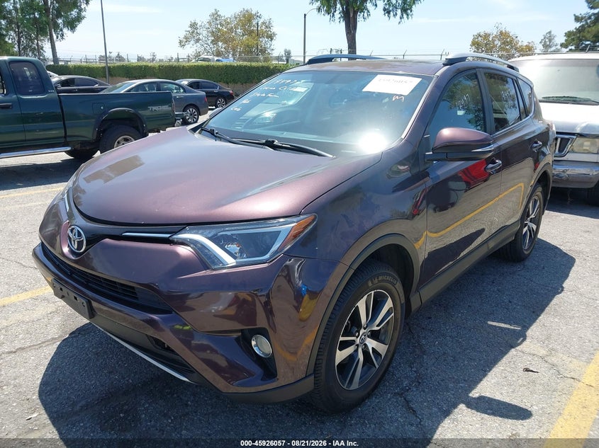 2016 Toyota RAV 4, Правий зад, IAAI, VIN 2T3WFREVXGW293400 — фото 2