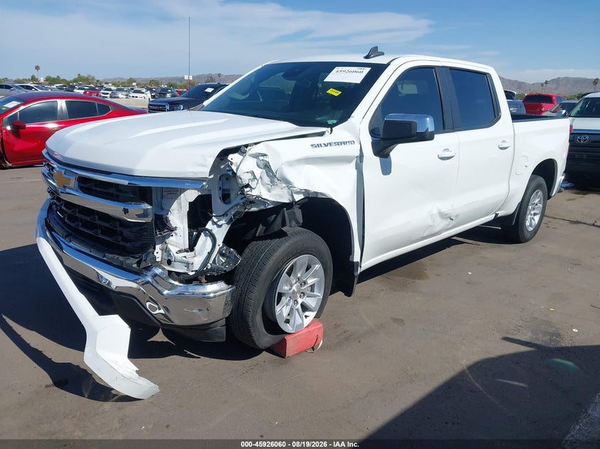2024 Chevrolet Silverado, Left Front, IAAI, VIN 1GCPACEK0RZ243100 — photo 2