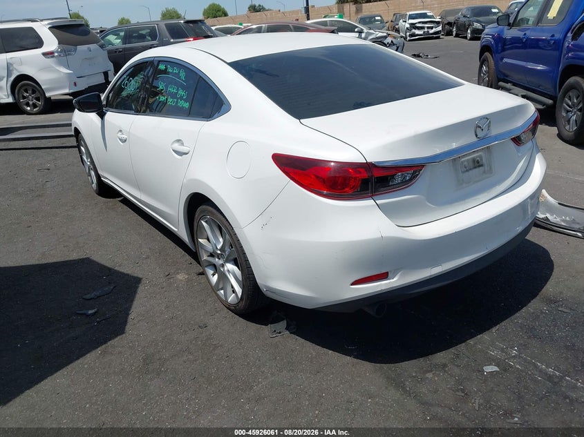 2016 MAZDA 6 SEDAN 2.5L I-4 DI, DOHC, VVT, 184HP