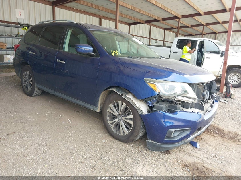 2019 Nissan Pathfinder Sv, Перед і зад, IAAI, VIN 5N1DR2MN1KC577545