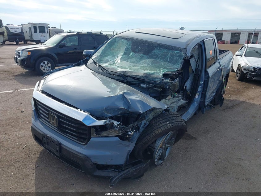 Vin: 5fpyk3f72nb035495, lot: 46425415, honda ridgeline rtl-e 20222