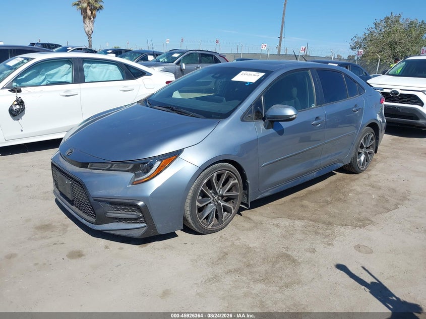 2021 Toyota Corolla, Right Rear, IAAI, VIN JTDP4MCE9MJ078567 — photo 2