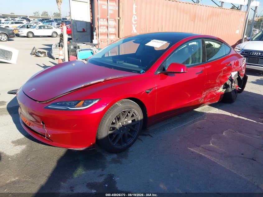 Vin: 5yj3e1eb7rf816216, lot: 46425458, tesla model 3 long range dual motor all-wheel drive 20242