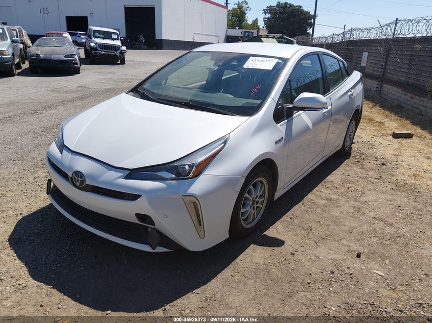 2022 TOYOTA PRIUS auction photo 2