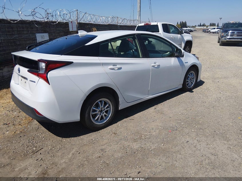 2022 TOYOTA PRIUS auction photo 4