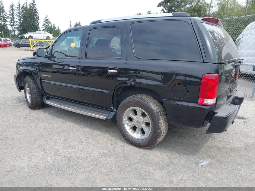 CADILLAC ESCALADE 2002 VIN 1GYEK63N22R206083
