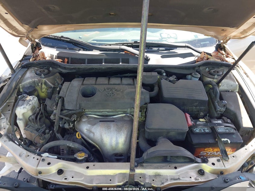 2011 TOYOTA CAMRY SEDAN 2.5L I-4 DOHC, VVT, 169HP