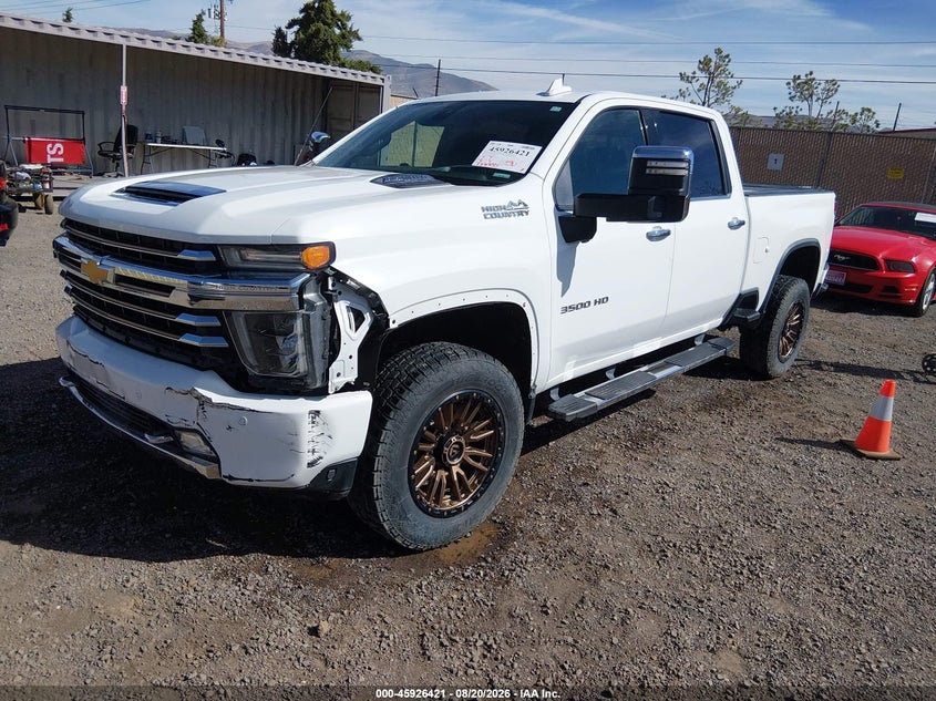 2020 Chevrolet Silverado, Удар спереду, IAAI, VIN 1GC4YVEY4LF349024 — фото 2