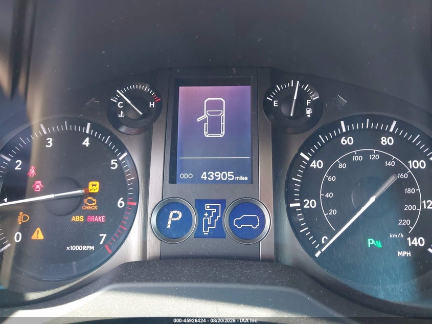 LEXUS GX 460 2019 VIN JTJBM7FX9K5236580