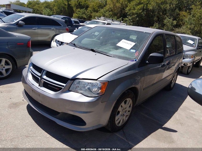 2015 Dodge Caravan, Обычный износ, IAAI, VIN 2C4RDGBG4FR550007 — фото 2