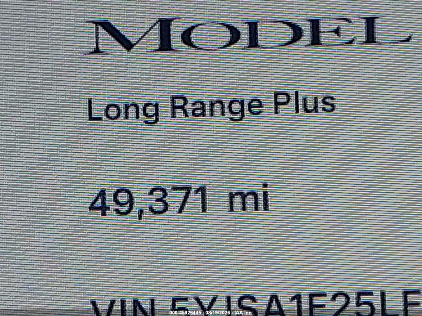 TESLA MODEL S 2020 VIN 5YJSA1E25LF366404