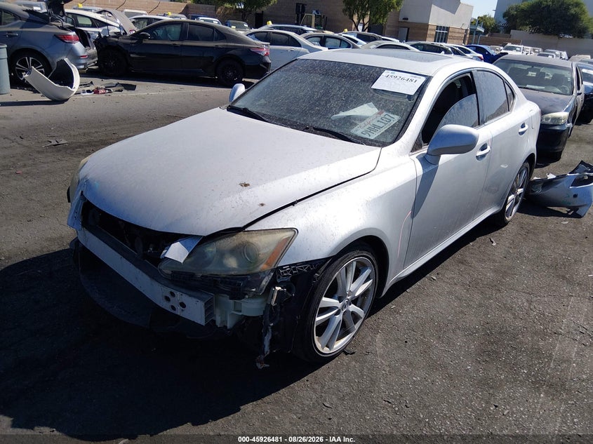 2007 LEXUS IS SEDAN 2.5L V-6 DI, DOHC, VVT, 204HP