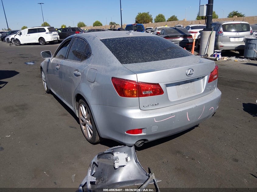 2007 LEXUS IS SEDAN 2.5L V-6 DI, DOHC, VVT, 204HP