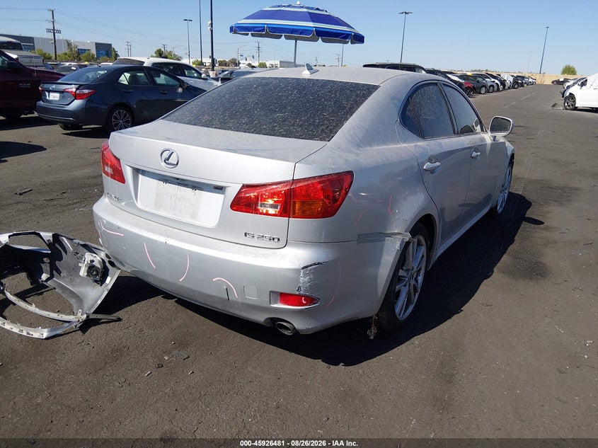 2007 LEXUS IS SEDAN 2.5L V-6 DI, DOHC, VVT, 204HP