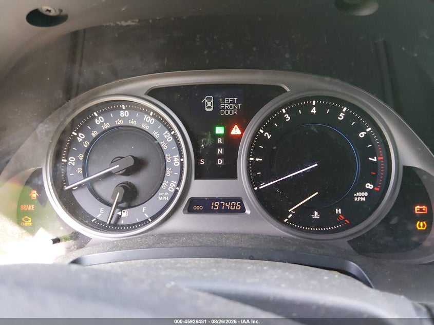 2007 LEXUS IS SEDAN 2.5L V-6 DI, DOHC, VVT, 204HP