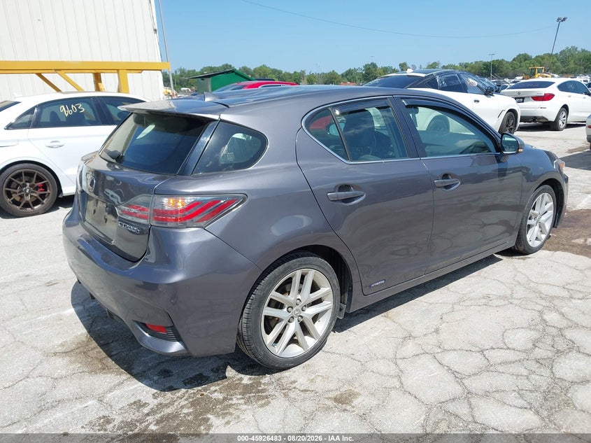 LEXUS CT 200H 2015 VIN JTHKD5BH5F2240332